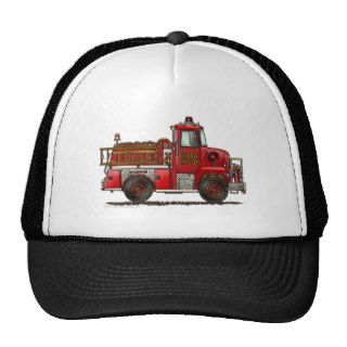 Volunteer Fire Truck Firefighter Hats