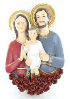 Holy Family Jesus Mary and Joseph Wall Art Plaque Religious Church D28211   Decorative Plaques