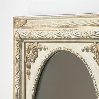 dutch oval painted mirror by hand crafted mirrors