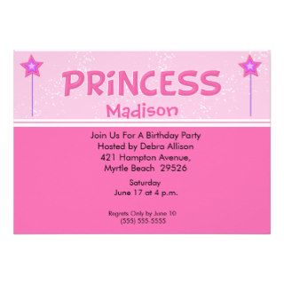 Princess Birthday/Tea Invitations