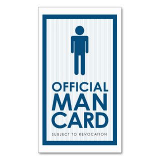 Official Man Card Business Card Templates