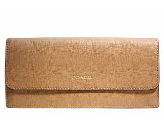 COACH Legacy Saffiano Leather Soft Wallet