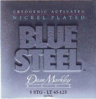 Dean Markley Bass Blue Steel NPS 5 String Light, .045   .125, 2678A Musical Instruments