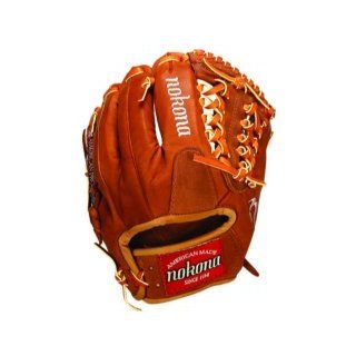 Nokona AMG1150K MT 11.5 Inch Modified Trap Web Buckaroo Hide Baseball Glove (Right Handed Throw)  Baseball Infielders Gloves  Sports & Outdoors