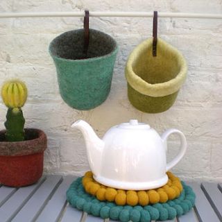 felt storage pots by henry's future