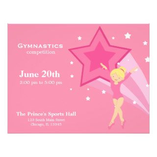 Gymnastics Competition Flyer Design