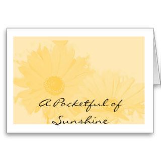 Sunflower, A Pocketful of Sunshine Card