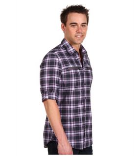 John Varvatos L/S Slim Fit Shirt w/ Zipper Chest