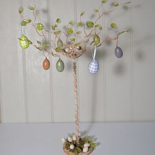 metal easter tree by velvet brown