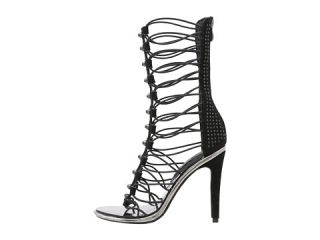 Delight in the drama of these divalicious heels Back zip closure