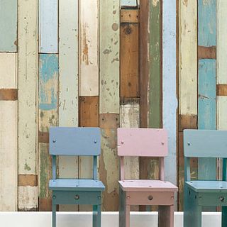 scrap wood wallpaper 03 by house interiors & gifts