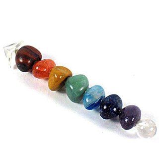 Shop CHAKRA WAND ~ 7 Tumbled Chakra Stones & Crystal Quartz ~ Red Jasper, Orange Aventurine, Camel Agate, Green Aventurine, Light Blue Onyx, Blue Onyx, & Amethyst at the  Home D�cor Store. Find the latest styles with the lowest prices from Shambala