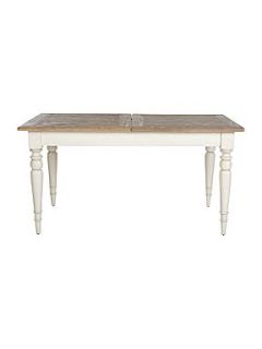 Shabby Chic Willow 155cm extending dining table