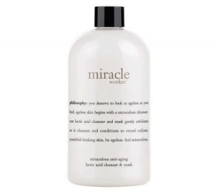 philosophy miracle worker 16oz anti aging lactic acid cleanser —
