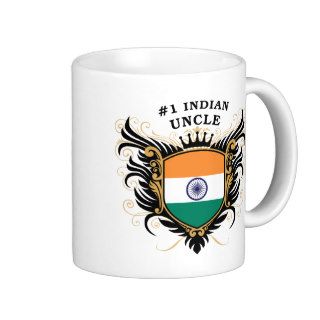 Number One Indian Uncle Coffee Mugs