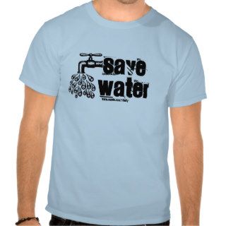 Save water abstract graphic art cool t shirt