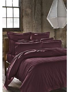 Sheridan Millswyn bed linen in aubergine