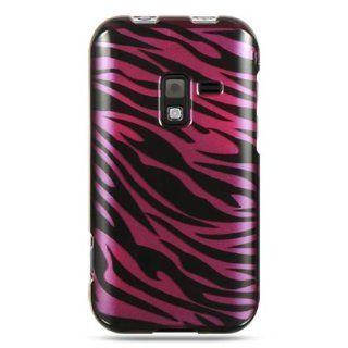 VMG Samsung Conquer D600 Design Hard Case Cover 3 ITEM COMBO Magenta Black Ze Cell Phones & Accessories