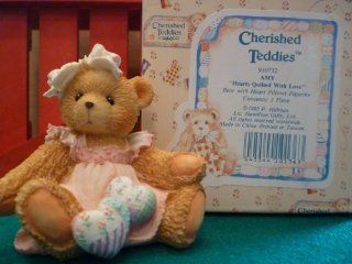 Cherished Teddies "Amy"  Hearts Quilted With Love Toys & Games