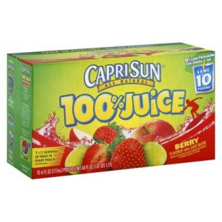 Capri Sun 100% Berry Juice 10 pk