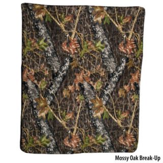 Birchwood Trading Mossy Oak Break Up Camo Fleece Throw 754347