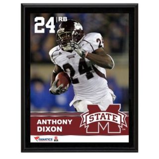 Anthony Dixon Mississippi State Bulldogs Sublimated 10.5 x 13 Plaque