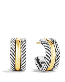 David Yurman Cable Classics Hoop Earrings with Gold's