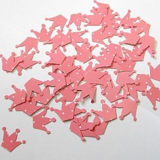 princess crown table confetti by love those prints