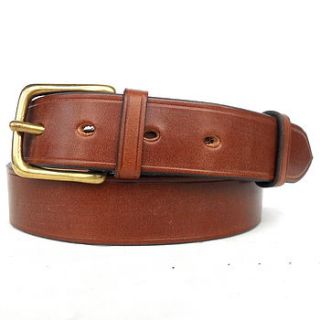 handmade westwick leather belt by miller and jeeves