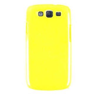 Samsung Galaxy S III I747 Glitter Yellow Case Cover Hard Housing Skin Snap On Cell Phones & Accessories