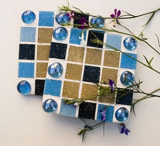 sets of mosaic coasters by white avenue