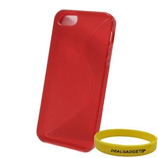 Dealgadgets iphone 5 5s jelly case (Red S) Cell Phones & Accessories