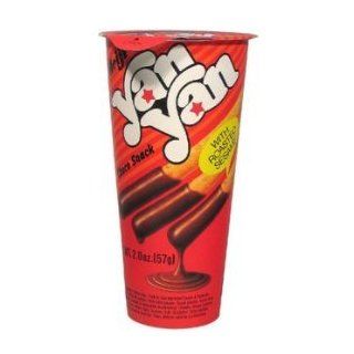 Meiji Yan Yan Chocolate Choco Cream Sticks 10 Pack  Cookies Gourmet  Grocery & Gourmet Food