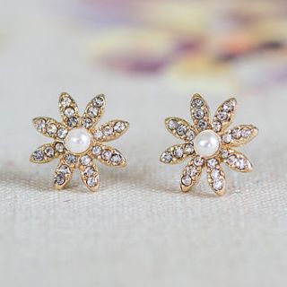 becky star flower stud earrings by anusha