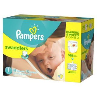 Pampers Swaddlers Diapers & Wipes Combo Pack (Se