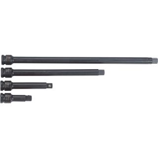 Sunex Tools Impact Socket Extensions — 1/2in. Drive, 4-Pc. Set  1/2in. Drive SAE Sets