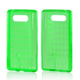 Argyle Green TPU Crystal Silicone Case for Nokia Lumia 820 Cell Phones & Accessories