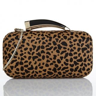 Vince Camuto "Horn" Convertible Leather Minaudiére Clutch
