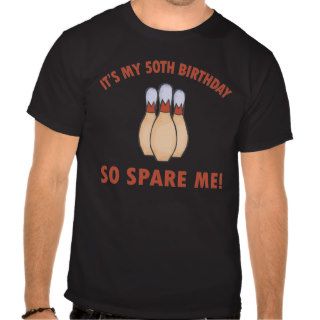 Funny Bowling 50th Birthday Gifts Tees
