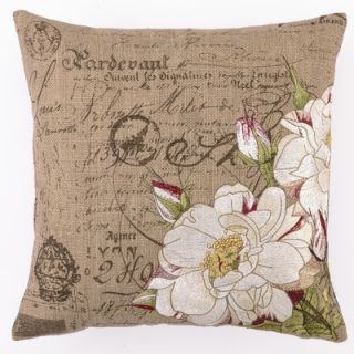 Rhein Tipped Rose Down Filled Embroidered Pillow