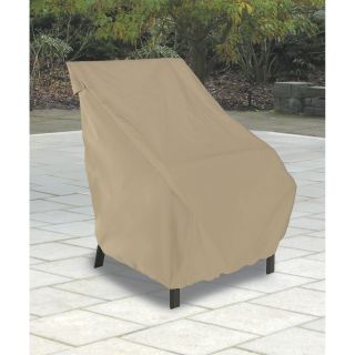 Classic Accessories Highback Patio Chair Cover — Tan, Model# 58932  Patio Furniture Covers