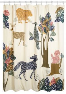 Forest Act of the Day Shower Curtain  Mod Retro Vintage Bath