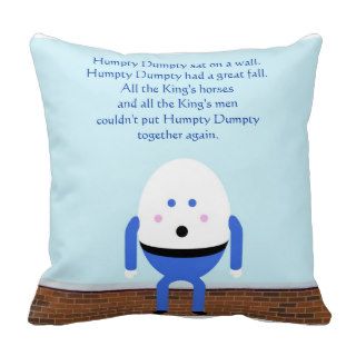 Humpty Dumpty Pillow   Customized