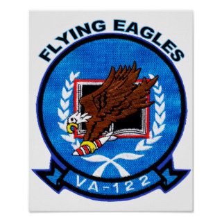 VA 122 Flying Eagles LIGHT Poster