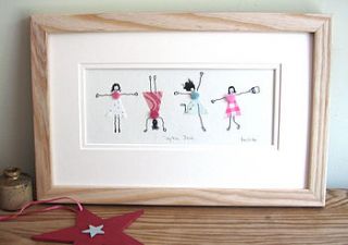 personalised picture for a young girl by penny lindop designs