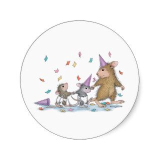 House Mouse Designs® Round Sticker