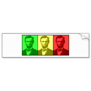 Rasta Lincoln Bumper Sticker