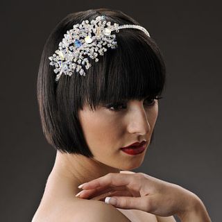 handmade gloria wedding headpiece by rosie willett designs