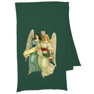 Vintage Illustration Victorian Christmas Angels Scarves