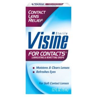 Visine for Contacts Sterile Lubricating & Rewett